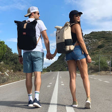 Lade das Bild in den Galerie-Viewer, 8000Kicks Everyday Hanf Rucksack schwarz