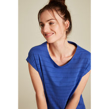 Lade das Bild in den Galerie-Viewer, Tranquillo Ajour Jersey Shirt dazzling blue