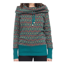 Lade das Bild in den Galerie-Viewer, Ato Berlin Pulli ‚Fee‘ petrol/rust