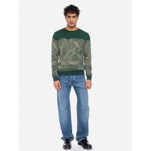 Lade das Bild in den Galerie-Viewer, Ato Berlin Pulli 'Lennox‘ grün/beige