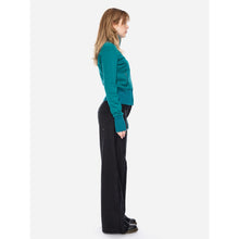 Lade das Bild in den Galerie-Viewer, Ato Berlin Sweatjacke 'Nel‘ türkis