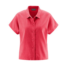 Lade das Bild in den Galerie-Viewer, HempAge Hanf Kurzarmbluse magnolia