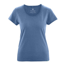 Lade das Bild in den Galerie-Viewer, HempAge Hanf T-Shirt blueberry