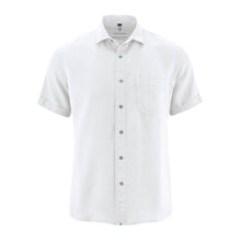 Lade das Bild in den Galerie-Viewer, HempAge 100% Hanf Kurzarmhemd white