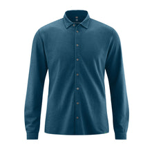 Lade das Bild in den Galerie-Viewer, HempAge Hanf Jersey Langarmhemd reef