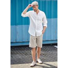 Lade das Bild in den Galerie-Viewer, HempAge Hanf Langarmhemd white