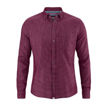 Lade das Bild in den Galerie-Viewer, HempAge Hanf Langarmhemd wine