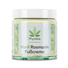 Lade das Bild in den Galerie-Viewer, Phytalize Hanf Rosmarin Fußcreme