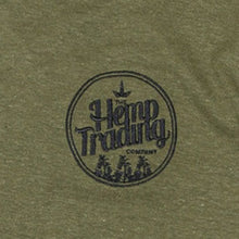 Lade das Bild in den Galerie-Viewer, THTC Hanf T-Shirt Low Class Badge Stickerei khaki