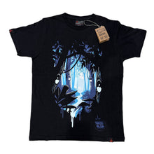 Lade das Bild in den Galerie-Viewer, THTC Hanf T-Shirt Deep Forest schwarz