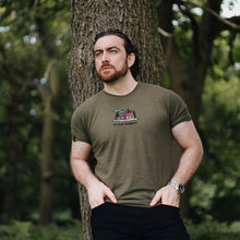 Lade das Bild in den Galerie-Viewer, THTC Hanf T-Shirt Mountain LIfe Stickerei khaki