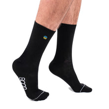 Lade das Bild in den Galerie-Viewer, 8000Kicks Hanf Socken schwarz