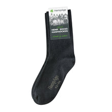 Lade das Bild in den Galerie-Viewer, HempAge Klassische Hanf Socken schwarz