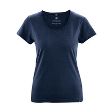 Lade das Bild in den Galerie-Viewer, HempAge Hanf T-Shirt navy