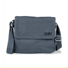Lade das Bild in den Galerie-Viewer, PURE Hanf Umhängetasche grau
