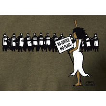 Lade das Bild in den Galerie-Viewer, THTC Hanf T-Shirt No Justice khaki