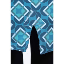 Lade das Bild in den Galerie-Viewer, Chapati Regenmantel Rainy blue tiles