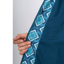Lade das Bild in den Galerie-Viewer, Chapati Regenmantel Rainy blue tiles