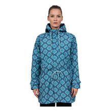 Lade das Bild in den Galerie-Viewer, Chapati Regenmantel Rainy blue tiles