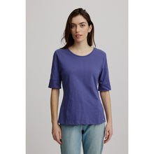 Lade das Bild in den Galerie-Viewer, Tranquillo Slub Jersey Shirt skipper blue