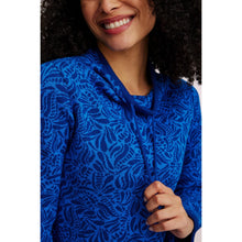 Lade das Bild in den Galerie-Viewer, Tranquillo Jacquard Pullover blue paisley