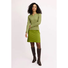 Lade das Bild in den Galerie-Viewer, Tranquillo Langarm Shirt 'Retro‘ seaweed