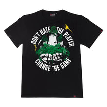 Lade das Bild in den Galerie-Viewer, THTC Hanf T-Shirt Change The Game schwarz