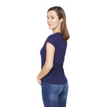 Lade das Bild in den Galerie-Viewer, The Hemp Line Hanf T-Shirt dark blue