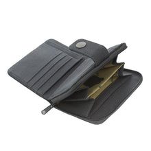 Lade das Bild in den Galerie-Viewer, PURE Hanf Reißverschluss Börse khaki