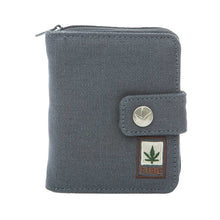 Lade das Bild in den Galerie-Viewer, PURE Hanf Reißverschluss Börse grau
