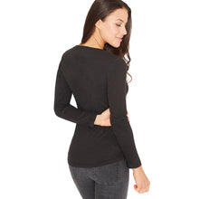 Lade das Bild in den Galerie-Viewer, The Hemp Line Hanf Langarm Shirt schwarz
