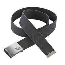 Lade das Bild in den Galerie-Viewer, HempAge Hanf Gürtel anthrazit