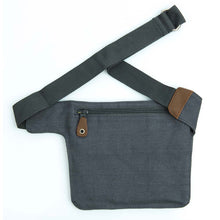 Lade das Bild in den Galerie-Viewer, PURE Hanf Gürteltasche grau