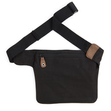 Lade das Bild in den Galerie-Viewer, PURE Hanf Gürteltasche schwarz