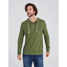 Lade das Bild in den Galerie-Viewer, The Hemp Line Hanf Kapuzen Shirt khaki