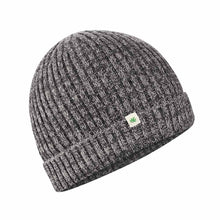 Lade das Bild in den Galerie-Viewer, HempAge Hanf Strickmütze anthrazit-grey