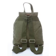 Lade das Bild in den Galerie-Viewer, PURE Kleiner Hanf Rucksack khaki