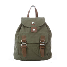 Lade das Bild in den Galerie-Viewer, PURE Kleiner Hanf Rucksack khaki