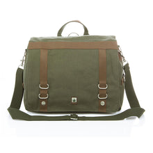Lade das Bild in den Galerie-Viewer, PURE Hanf Schultertasche DIN A4 khaki