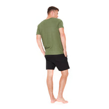 Lade das Bild in den Galerie-Viewer, The Hemp Line Unisex 100% Hanf Freizeit Shorts schwarz