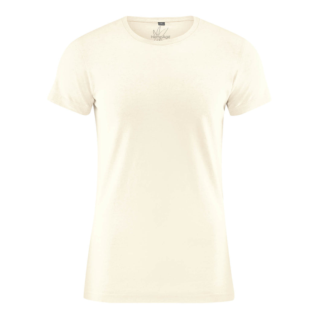 HempAge Hanf T-Shirt Slim Fit off-white