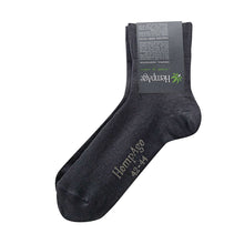 Lade das Bild in den Galerie-Viewer, HempAge Hanf Socken ultralight schwarz