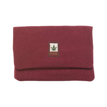 Lade das Bild in den Galerie-Viewer, PURE Hanf Tabakbeutel bordeaux