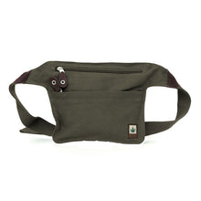 Lade das Bild in den Galerie-Viewer, PURE Hanf Gürteltasche khaki