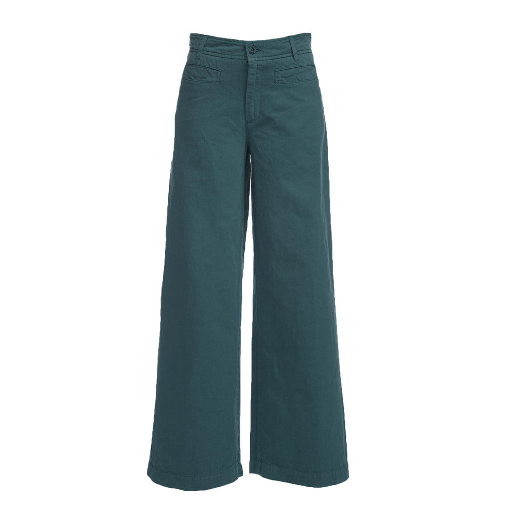 Ato Berlin Hanf Hose ‚Lacy‘ dunkelgrün