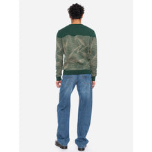 Lade das Bild in den Galerie-Viewer, Ato Berlin Pulli &#39;Lennox‘ grün/beige
