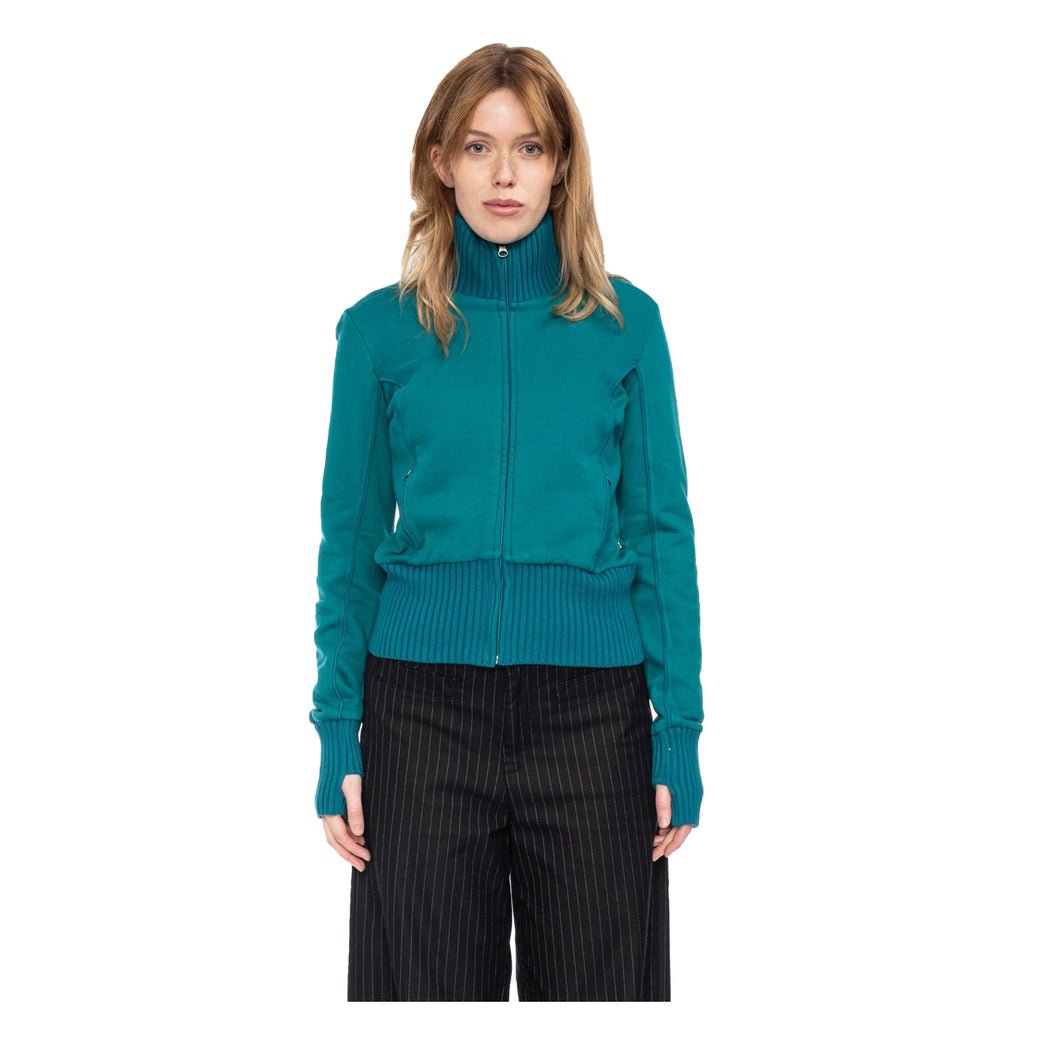 Ato Berlin Sweatjacke 'Nel‘ türkis