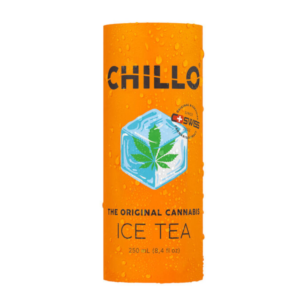 Chillo (C Swiss) Cannabis Ice Tea - Eistee, pfandfrei