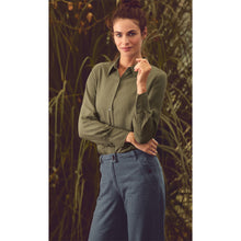 Lade das Bild in den Galerie-Viewer, HempAge Hanf Pepita Hose dove
