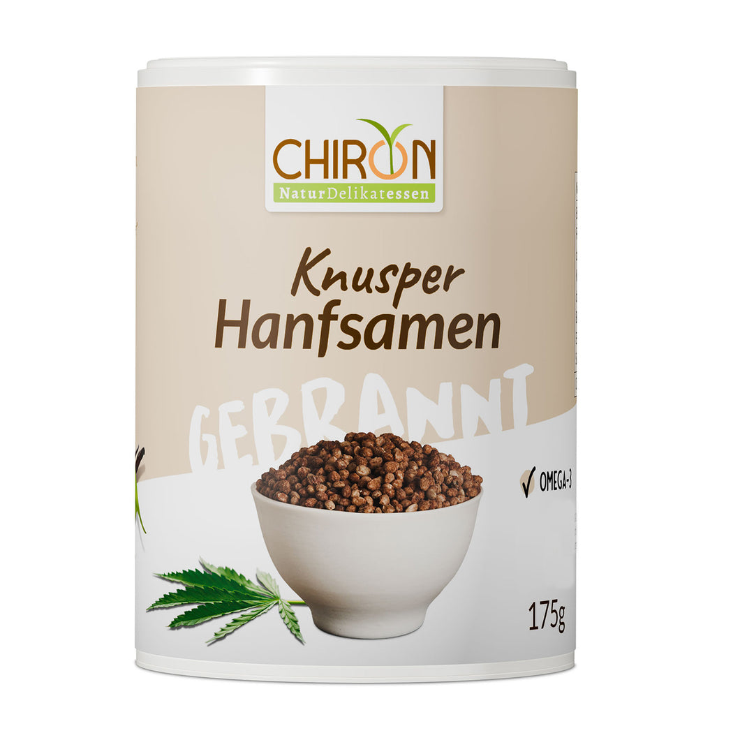 Chiron Knusper Hanfsamen – gebrannt